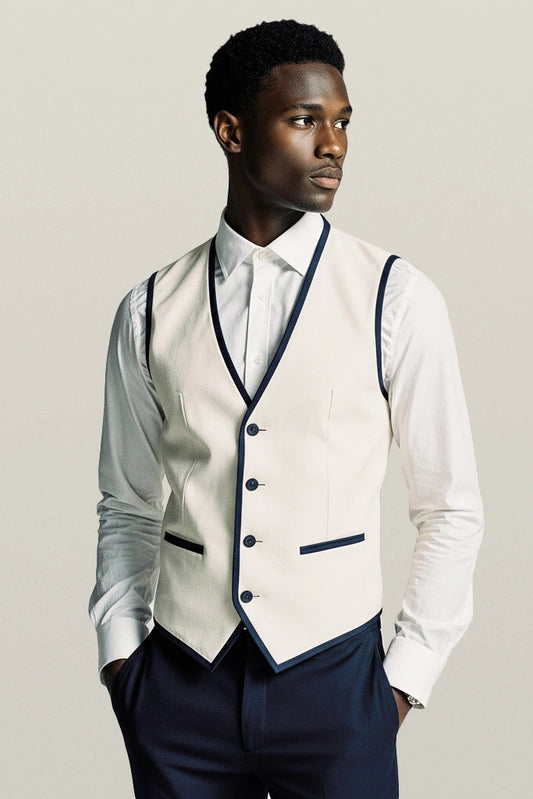 The Signature Satin Bound Vest