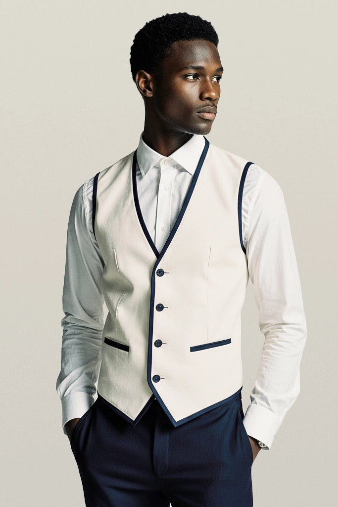 The Signature Satin Bound Vest