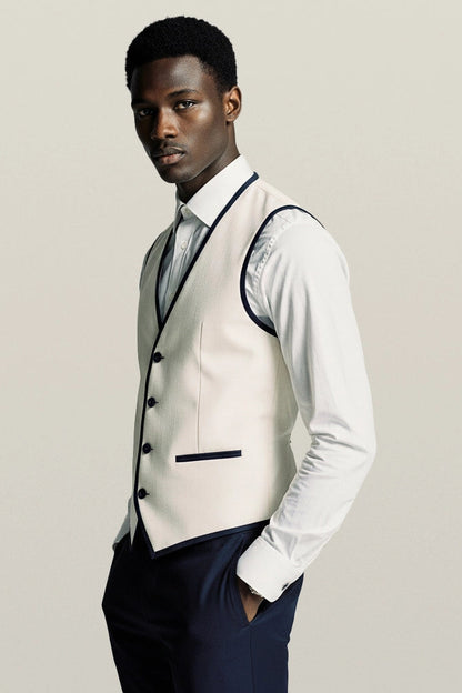 The Signature Satin Bound Vest