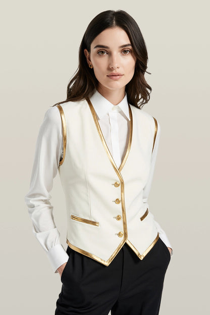 The Signature Satin Bound Vest