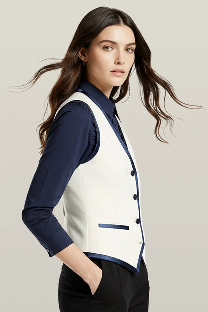 The Signature Satin Bound Vest