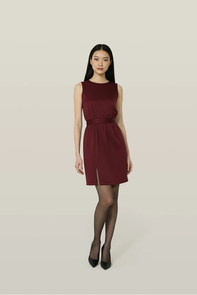 The Timeless Satin Dress